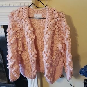Chicwish Pink Popcorn Sweater